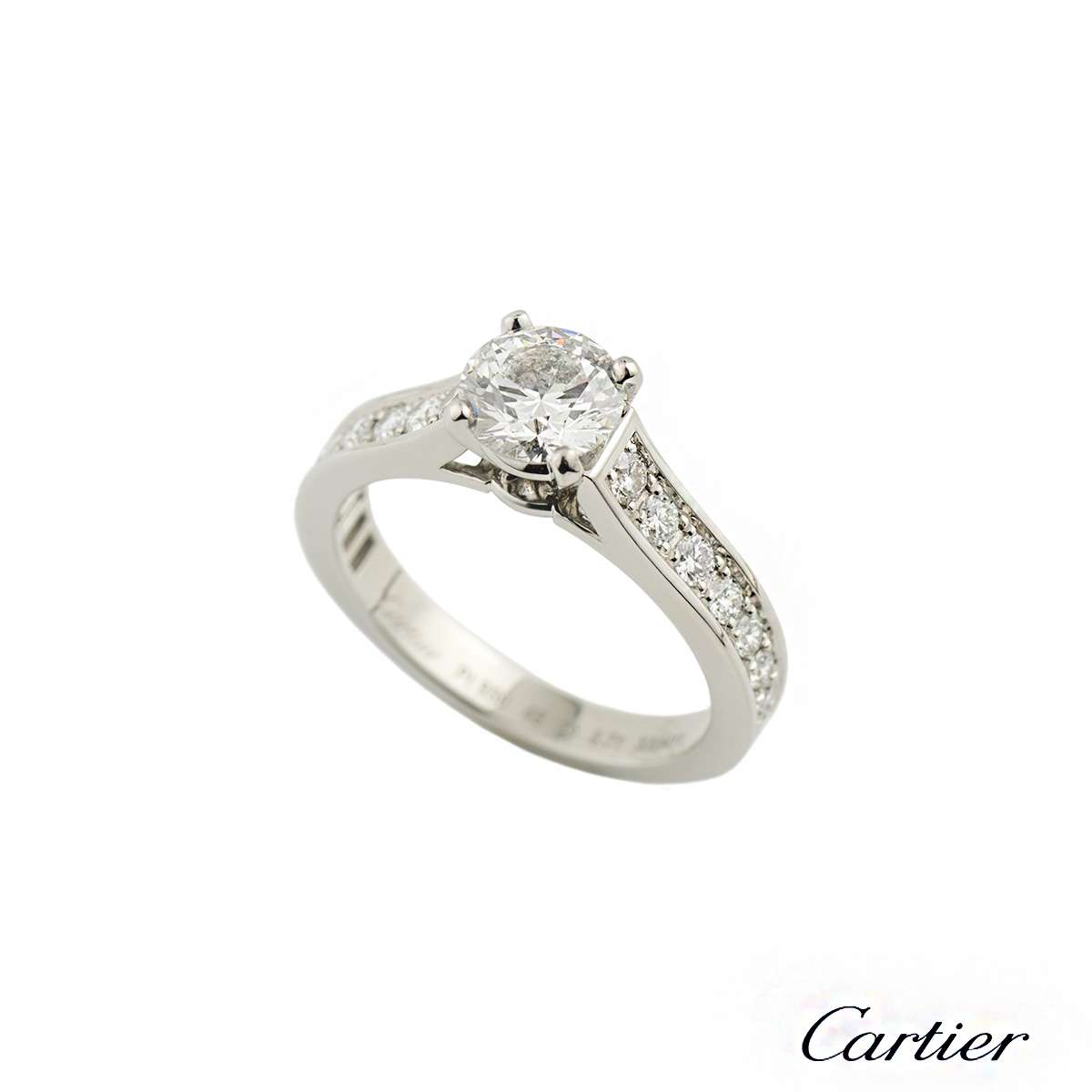 cartier diamond ring 1ct